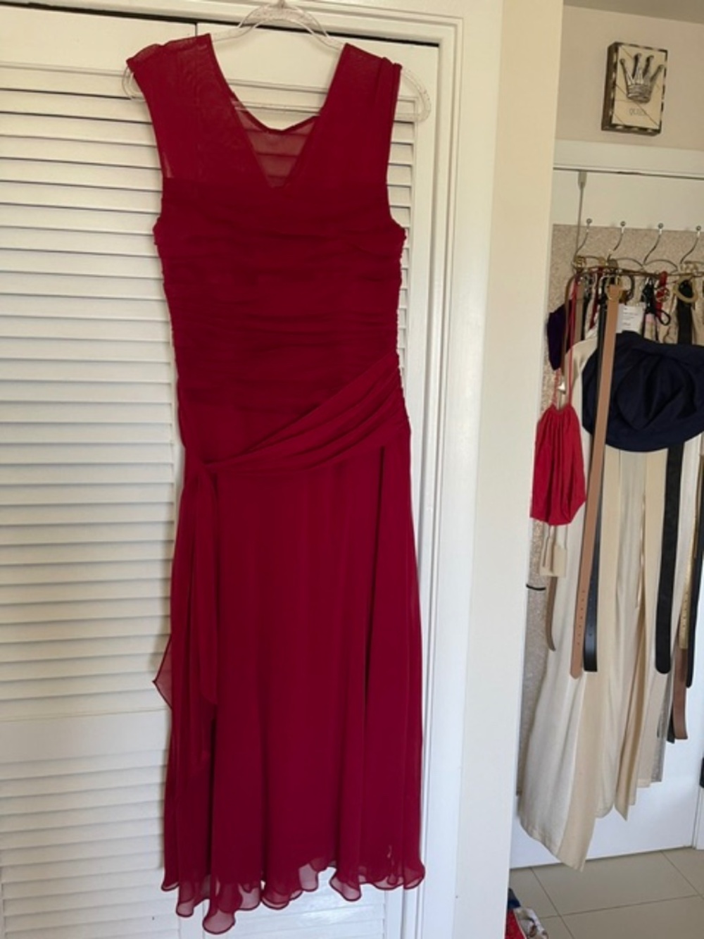 Sangria Fit/Flare Dress 14